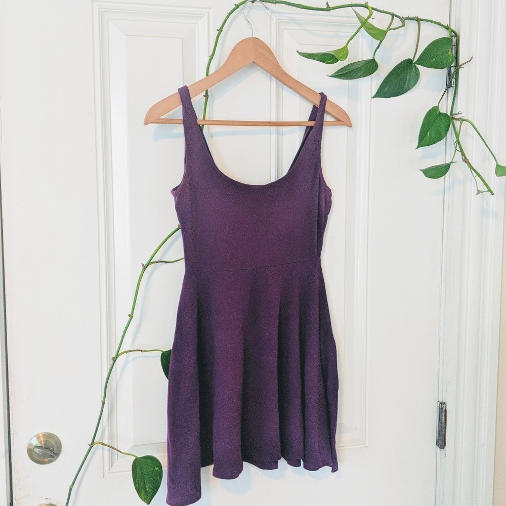 UO Purple Skater Dress
